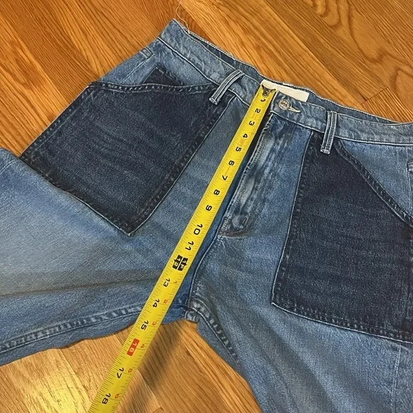 MOTHER The Patch Maven Heel Jeans Size 30 NWT - Picture 11 of 17